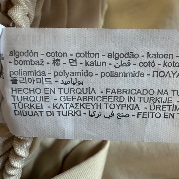 Zara Cream Wide-Leg Pants - Picture 10 of 12